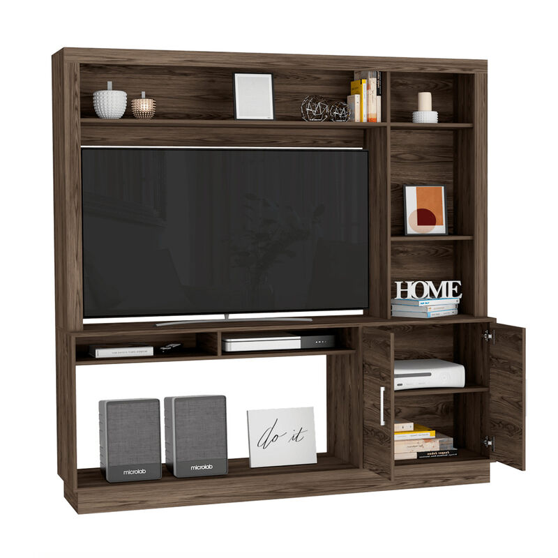 Mesa Romeo Para Tv De 55'' color Chocolate Virt... image number null