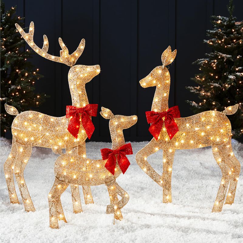 Set Christmas Deer Family Best Choice Products ... image number null