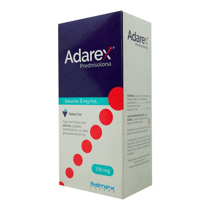 Adarex 1mg/ml Caja con frasco con 100mL y pipet... image number null