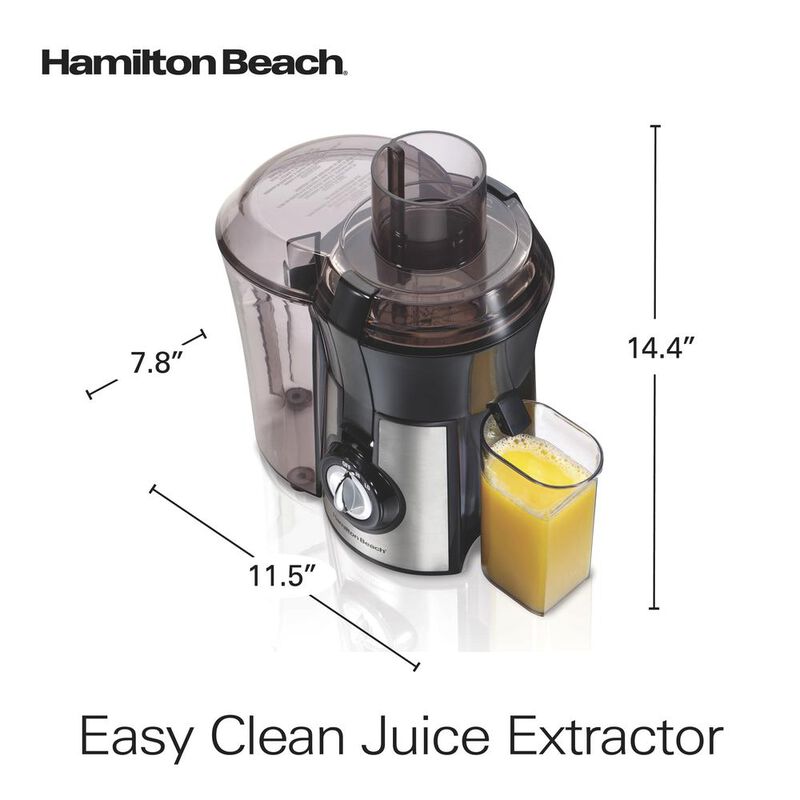 EXTRACTOR DE JUGOS HAMILTON BEACH 67735F 2 VEL ... image number null