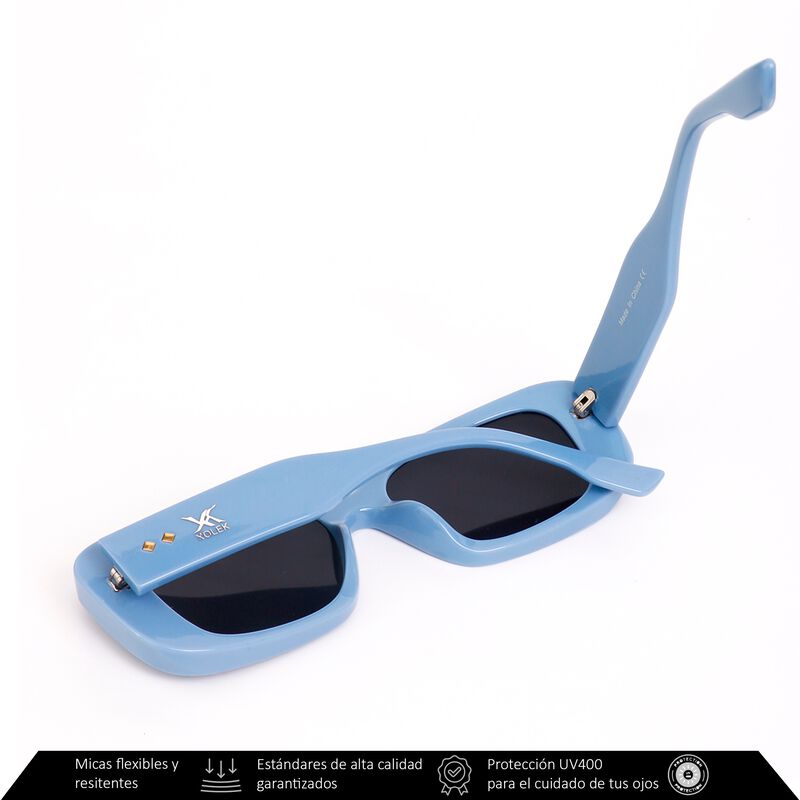 Lentes De Sol Xolek 152 Moda Retro Rectangular ... image number null