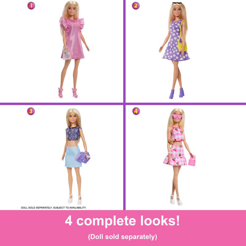 Armario Toy Playset Barbie Dream Con Ropa Y Acc... image number null