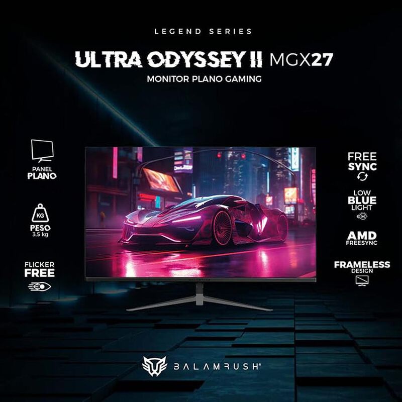 Monitor Gamer Balam Rush Ultra Odyssey Ii Mgx27... image number null