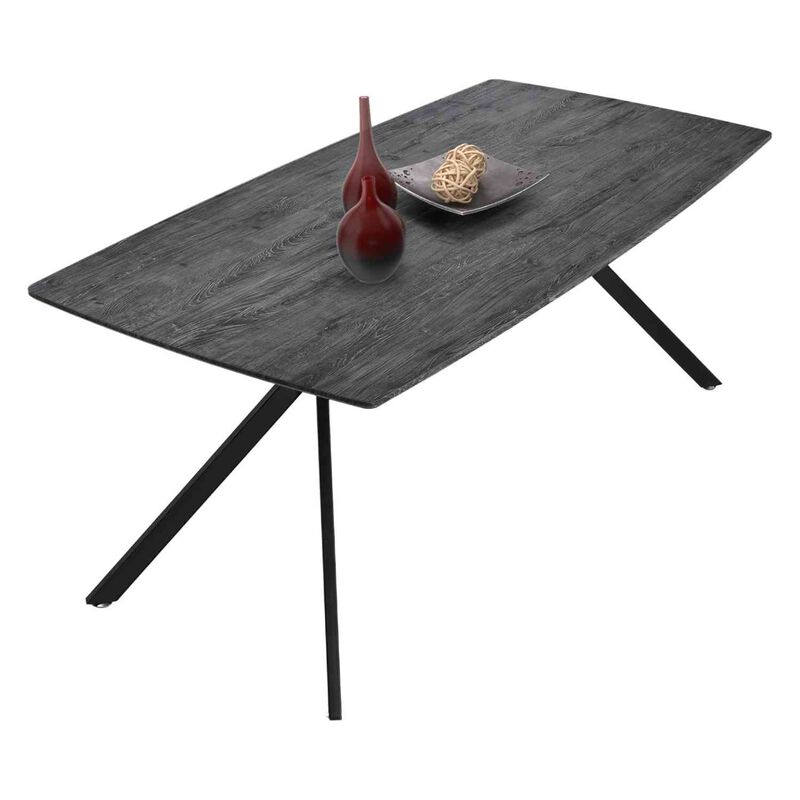 Mesa Comedor 6 Pers Nordico Gris Hogar Lujo 180... image number null