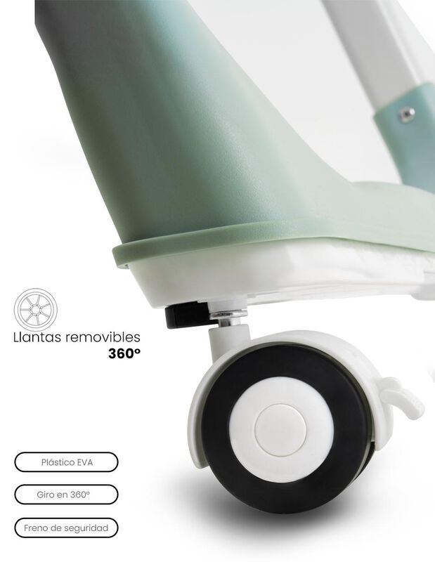 Silla periquera alta 5 en 1, silla para comer b... image number null