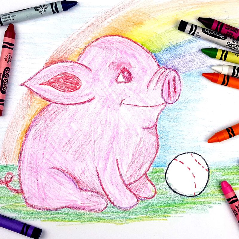 Juego De 48 Crayones Crayola Ultra Clean, Lavab... image number null