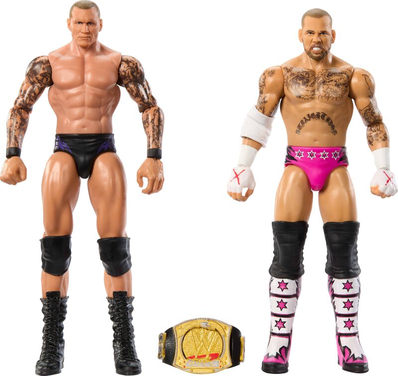 Pack De 2 Figuras De Acci&oacute;n Mattel Wwe Main Eve... image number null
