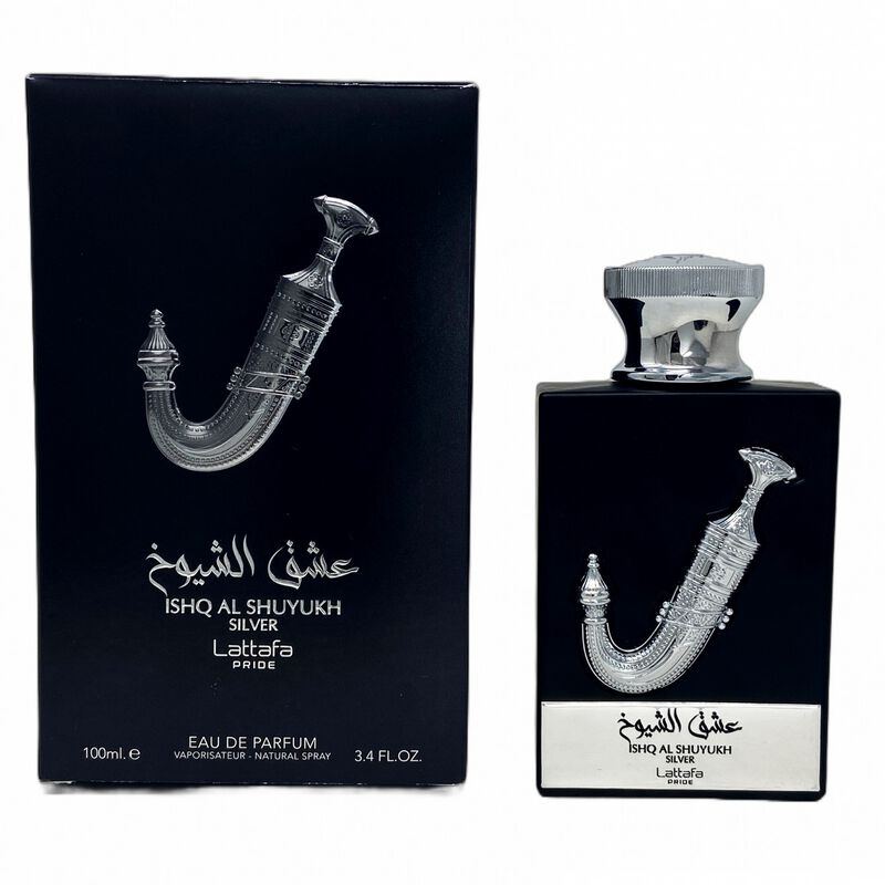 Lattafa Ishq Al Shuyukh Silver Edp 100 Ml Unise... image number null