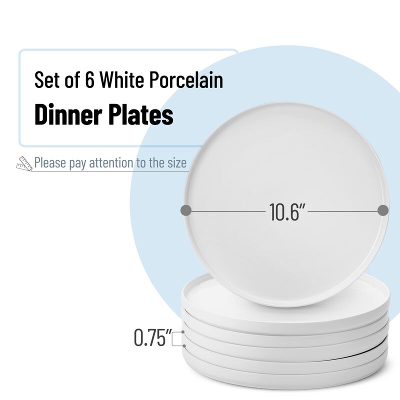 Platos De Cena Brew To A Tea 27 cm, Set De 6, P... image number null