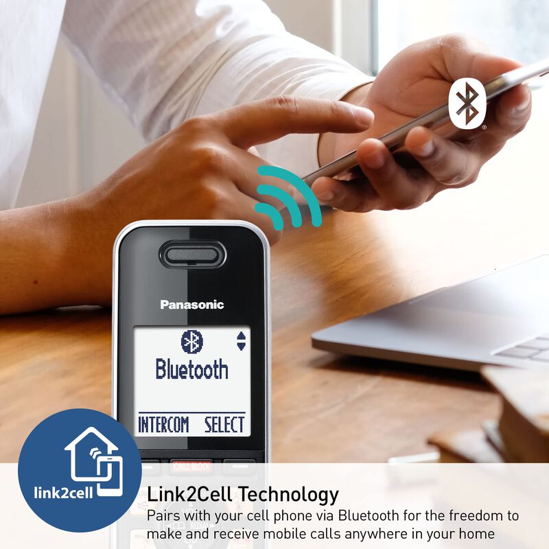 Tel&eacute;fono Inal&aacute;mbrico Panasonic Kx-tgf973b Con B... image number null