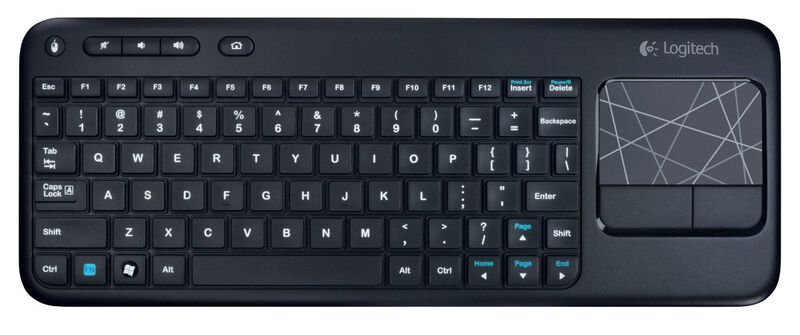 Teclado Logitech Wireless Touch K400 Con Panel ... image number null