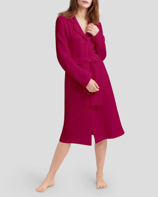 Bata Abotonada con Vivo Fucsia image number null