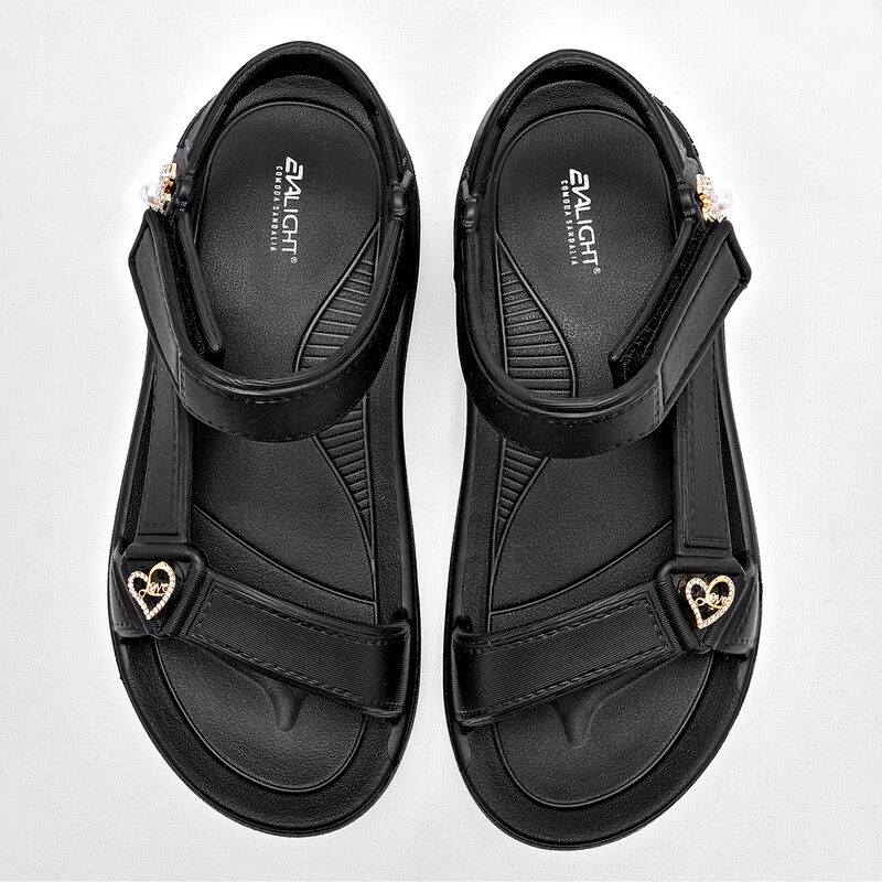 Evalight Sandalia para mujer negro image number null