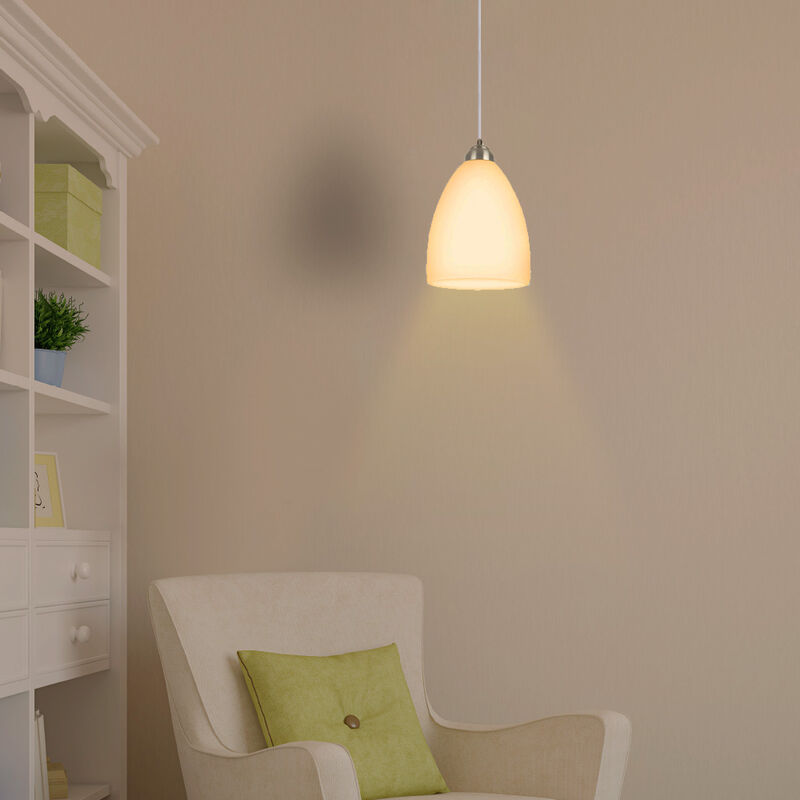 L&aacute;mpara Colgante Cristal Opalino 8.5w 100 V-240... image number null