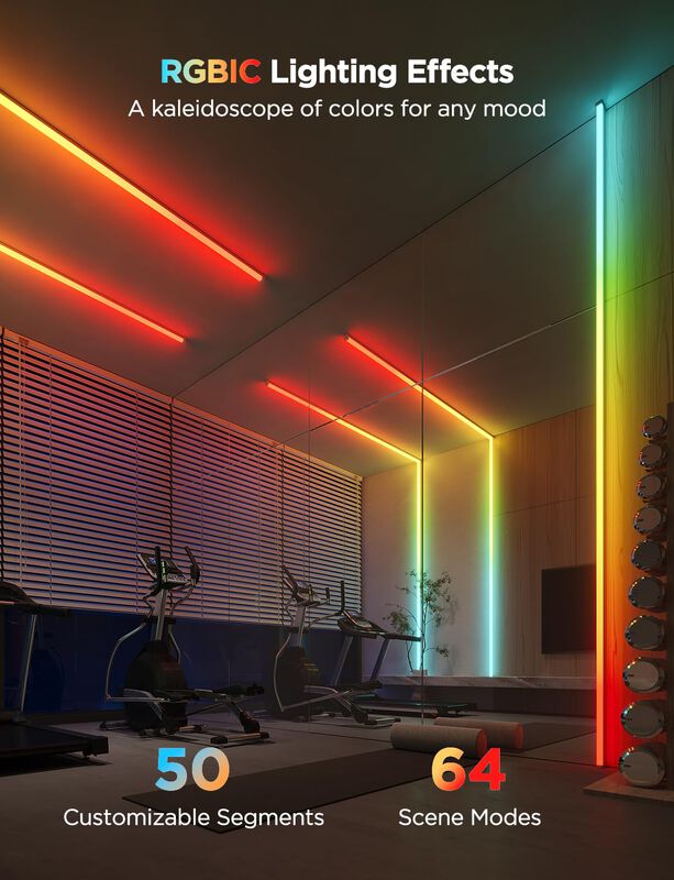 Las Tiras De Luces Led Govee Rgbic De 16.4 Pies... image number null