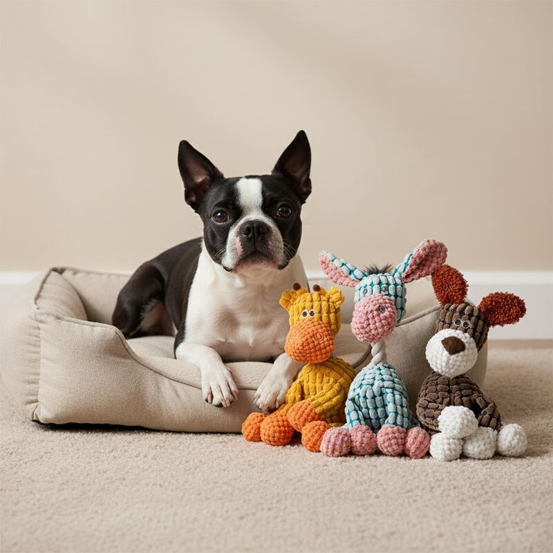 Juguetes Para Perros Zagrine Pack De 3 Con Chir... image number null