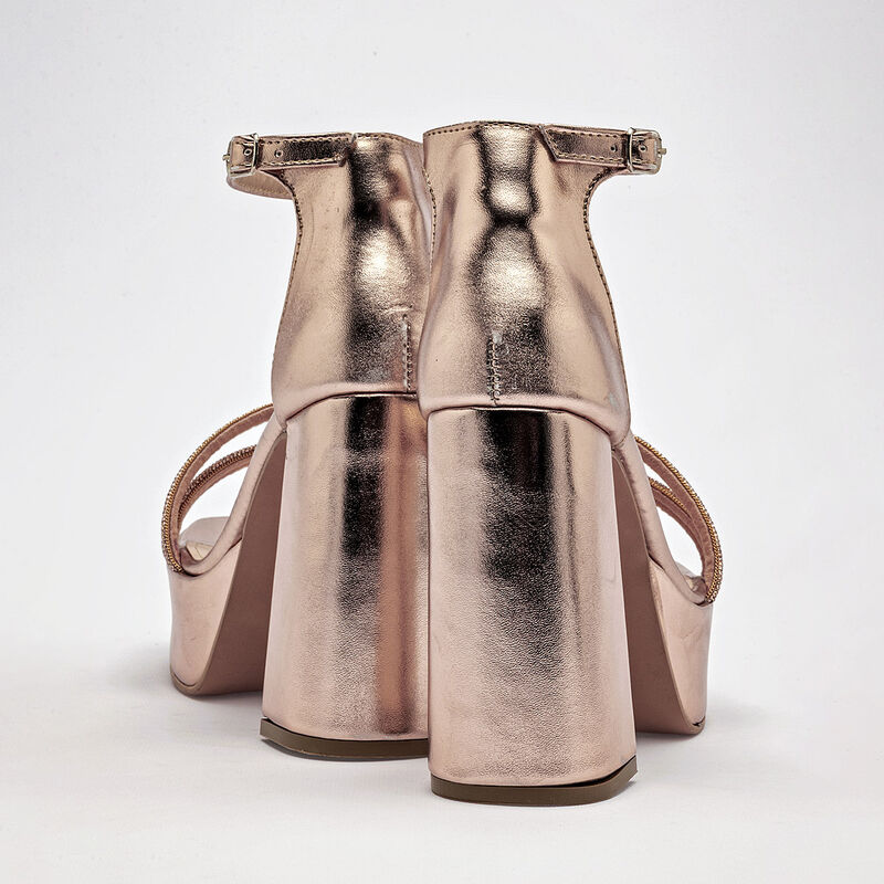 Moramora Zapatillas de fiesta para mujer dorado... image number null