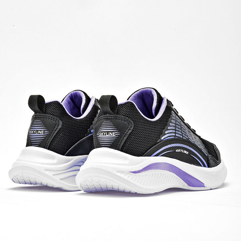 Skyline Tenis urbano para mujer negro lila image number null