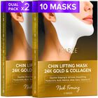 Mascarilla Facial Maree V Line 24k Gold - 2 Unidades