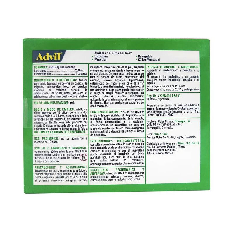 Advil Fast-gel 200 Mg 10 C&aacute;psula(s) image number null