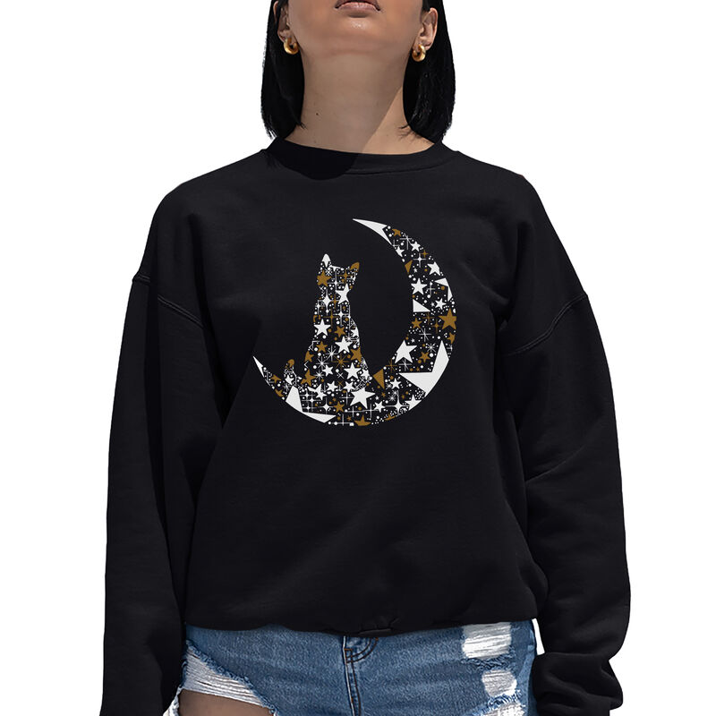 Sudadera De Cuello Redondo Word Art Para Mujer ... image number null