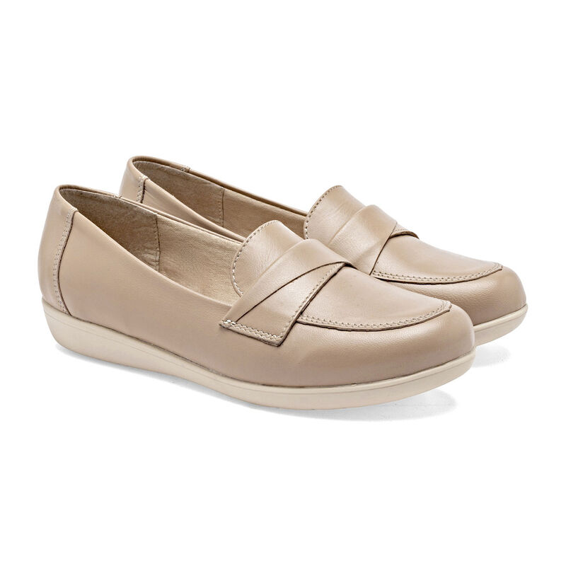 Kamir Zapato Confort Beige Para Mujer 148030ce image number null