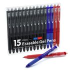 Bol&iacute;grafos De Gel Retr&aacute;ctiles Borrables De Punta Fina - Pack De 15 Lineon