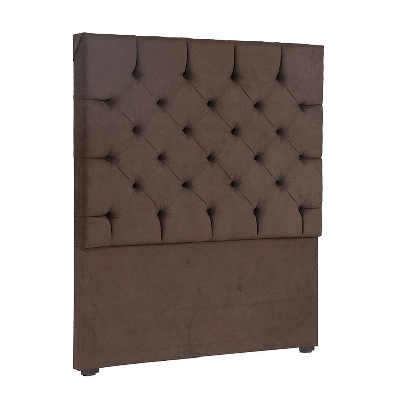 Cabecera Matrimonial Dicasa Capri Chocolate image number null