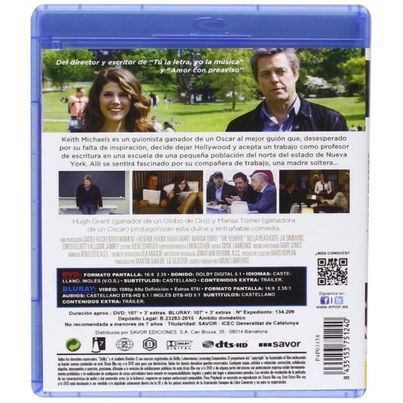 &iquest;C&oacute;mo Se Escribe Amor? [Combo DVD + Blu-ray] image number null