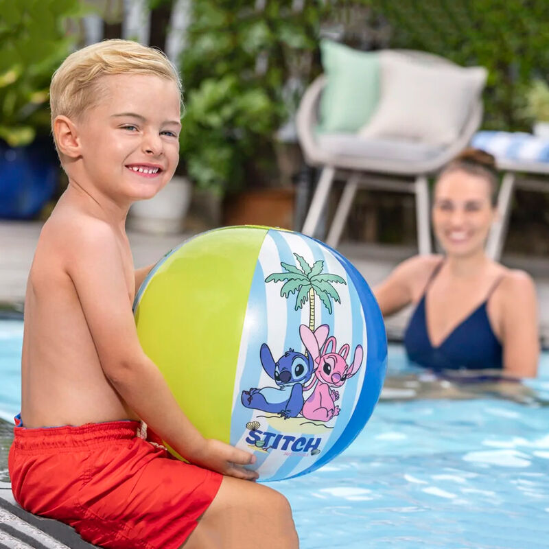 Pelota De Playa Inflable Bestway De Stitch Y An... image number null
