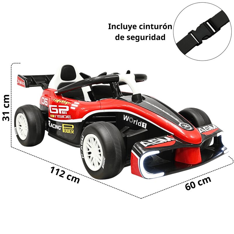 Montable El&eacute;ctrico para Ni&ntilde;os Carro de Carreras... image number null