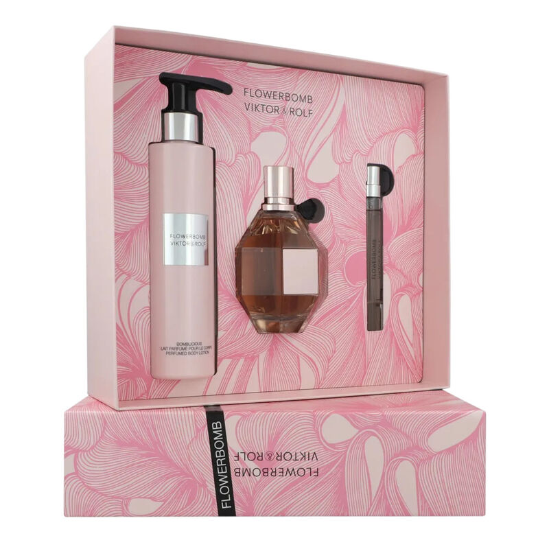 Set Viktor & Rolf Flowerbomb 3pzs 100ml Edp Spr... image number null