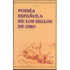 POESIA ESPA&Ntilde;OLA SIGLOS DE ORO