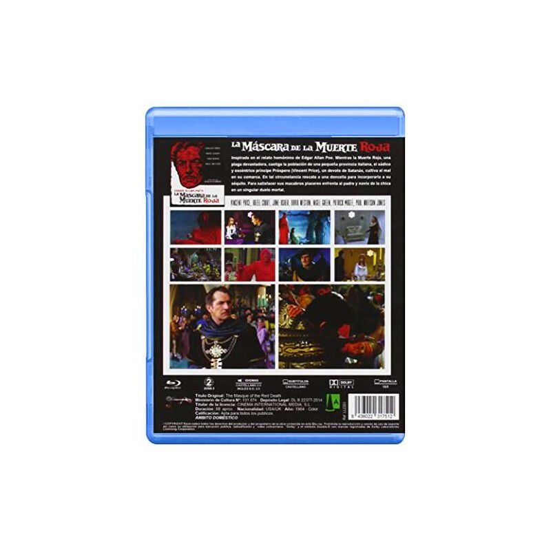 La M&aacute;scara De La Muerte Roja [blu-ray R] (1964) image number null
