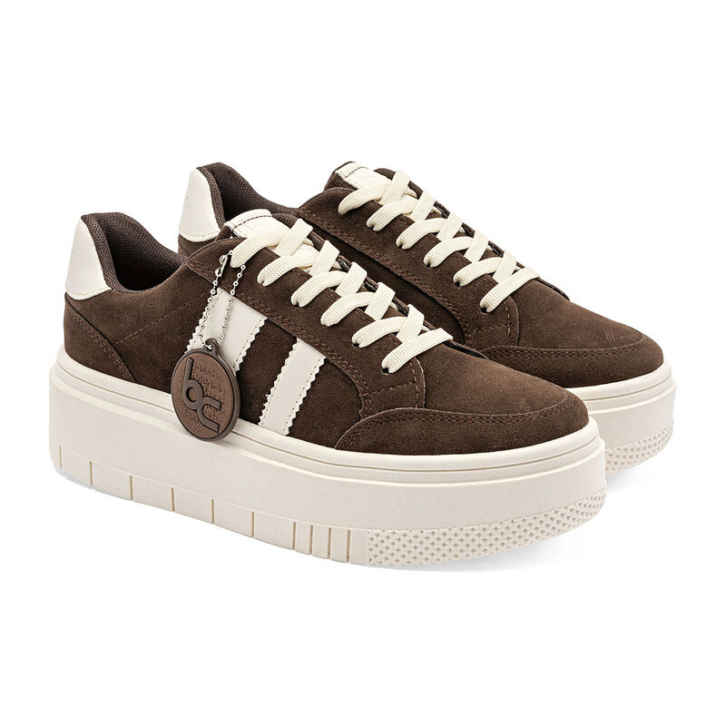 Been Class Tenis Urbano Caf&eacute; Para Mujer 147524c... image number null
