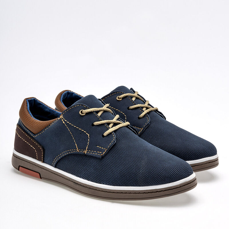 Celex Zapato casual para joven marino café came... image number null