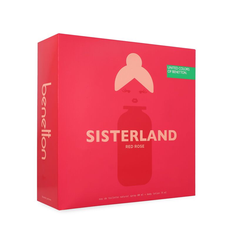 Set Benetton Sisterland Red Rose 2Pzs 80Ml Edt ... image number null
