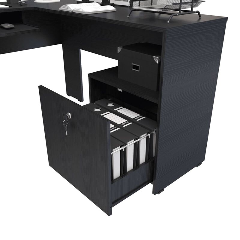 Escritorio en L Kansas, Dise&ntilde;o Funcional para E... image number null