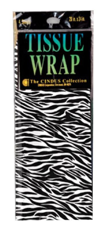 Papel De Seda Cindus Estampado Cebra - Pack De ... image number null