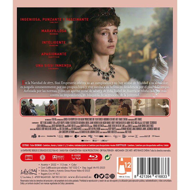 La Emperatriz Rebelde (Corsage) (Blu-ray) [Blu-... image number null