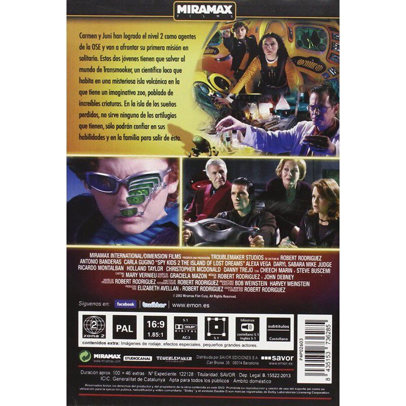 Spy Kids 2: La Isla De Los Sue&ntilde;os Perdidos [DVD... image number null