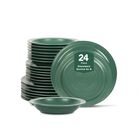 Juego De Vajilla De Gres Stone Lain 24 Piezas Verde