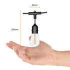 Guirnalda Serie de 24 Luces LED 14.6 m, 24 W, Luz C&aacute;lida Suave, IP65, No atenuable, 26 Focos incluidos