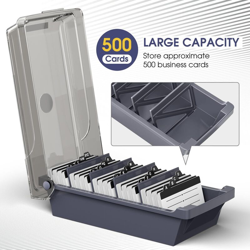 Portatarjetas De Visita Maxgear 24 &times; 9 &times; 8 cm, ... image number null