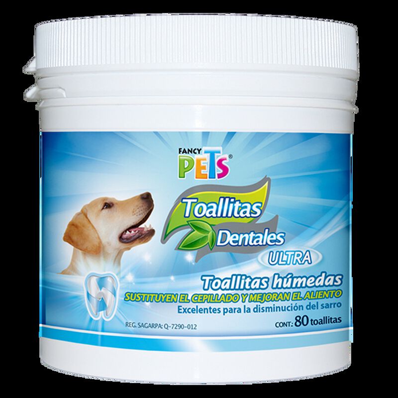 Fancy Pets Toallitas Dentales - 80 Pz image number null