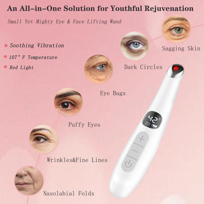 Masajeador Eye Lift Wand Vowleike 3 En 1 Con Lu... image number null