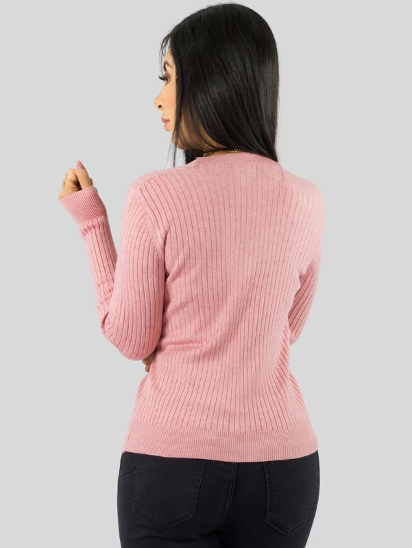 Suéter Para Mujer De Manga Larga Con Botones A ... image number null