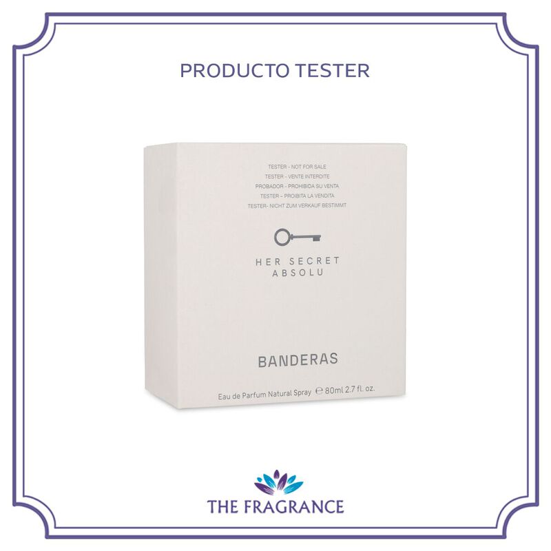 Tester Banderas Her Secret Absolu 80ml Edp Spra... image number null