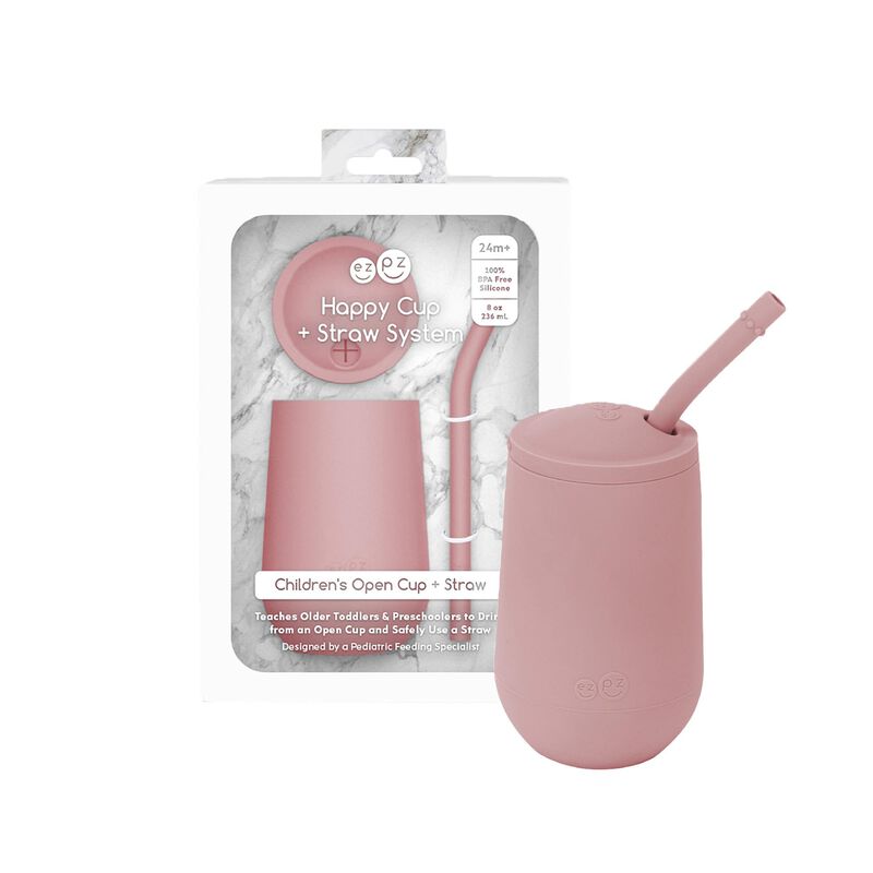 Vaso Para Beber Ezpz 240 ml Rosa + Sistema De P... image number null