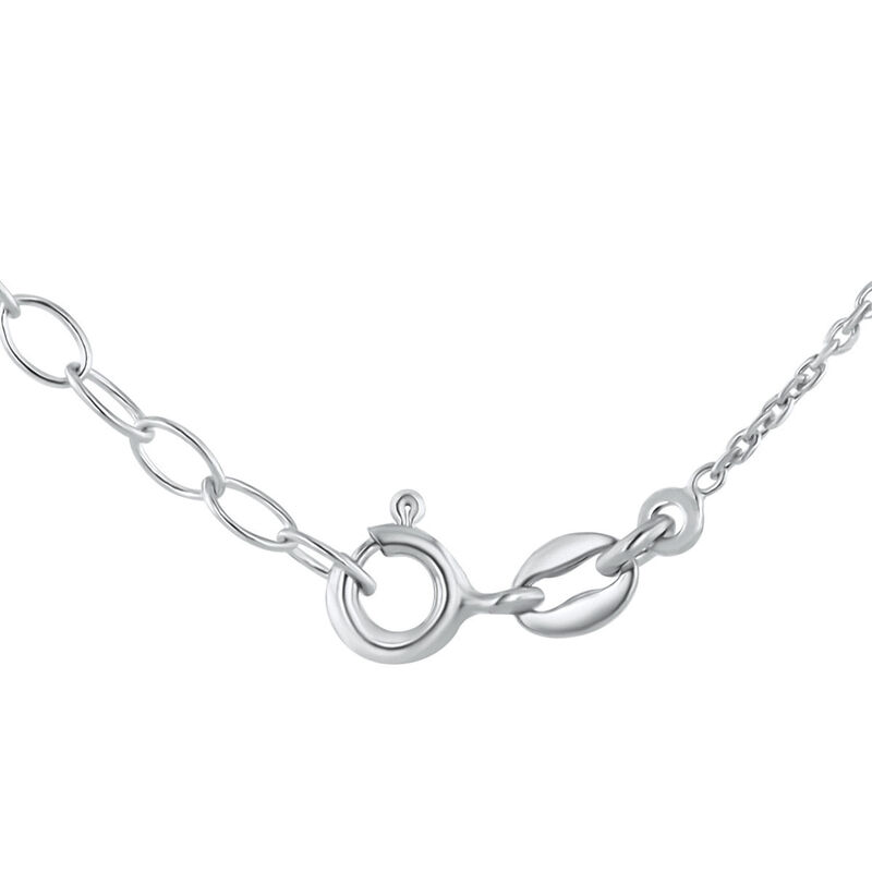 Gargantilla De Plata 925 Con Cristal Color Ligh... image number null